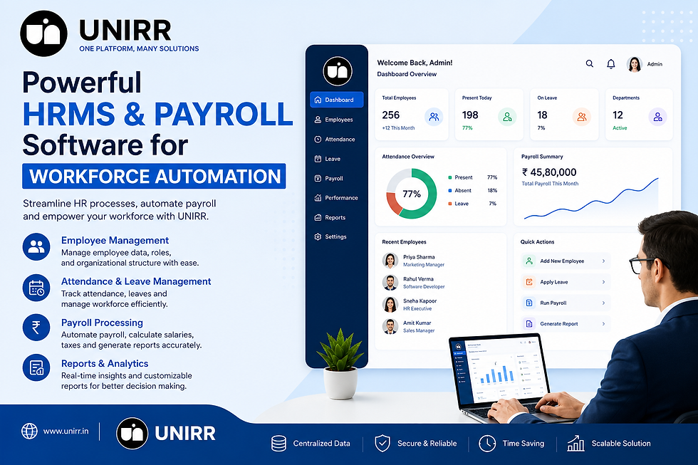 Powerful HRMS and Payroll Software for Workforce Automation