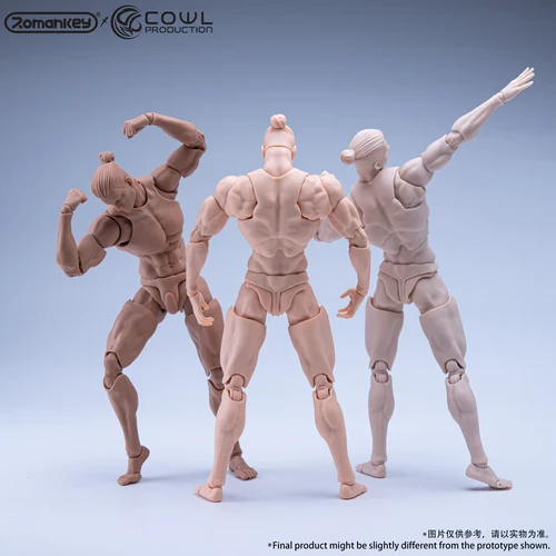 Romankey x COWL 1/12 Male Body (Yellow Skin) | Madnubz