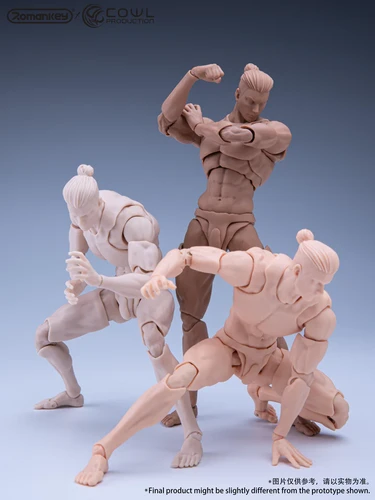 Romankey x COWL 1/12 Male Body (Yellow Skin) | Madnubz