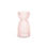 Miniatura: Vaso torchon in vetro rosa