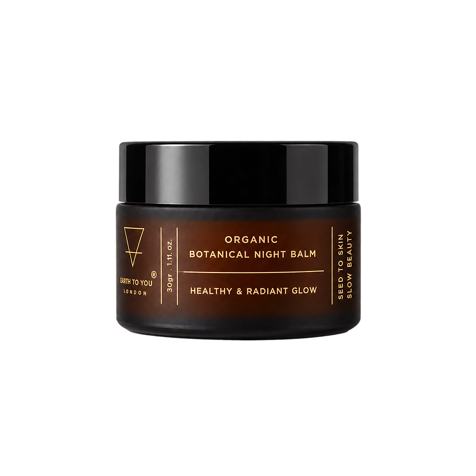 Organic Botanical Night Balm in bottle