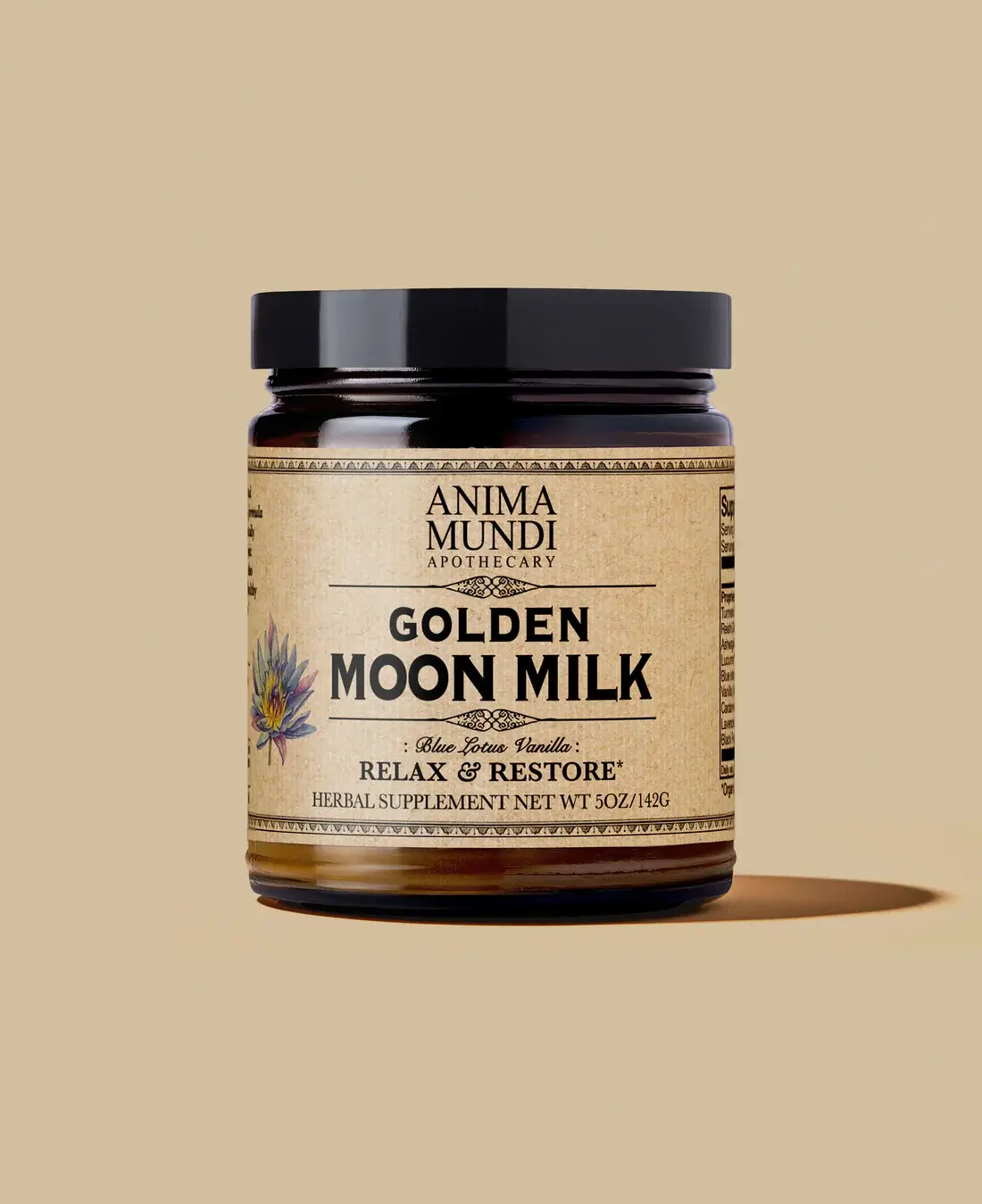 Golden Moon Milk in bottle