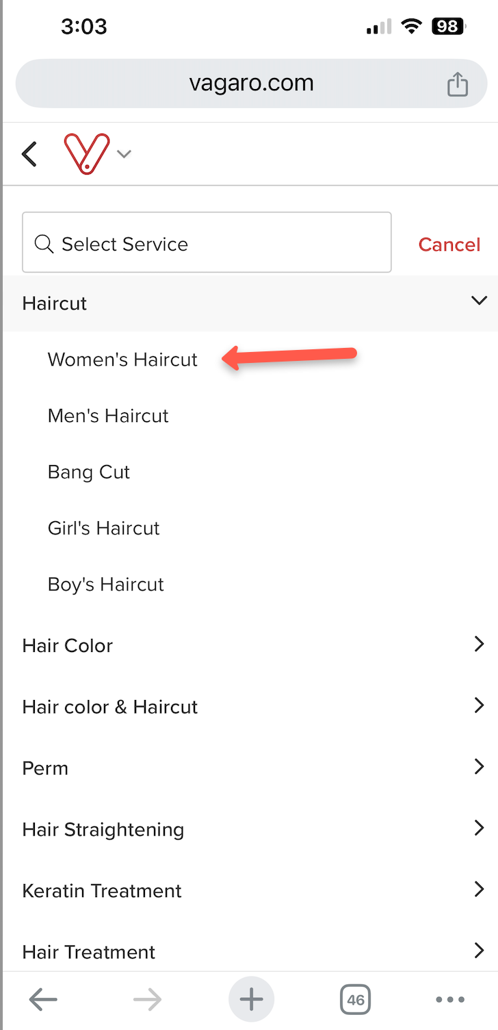 Women's Haircut