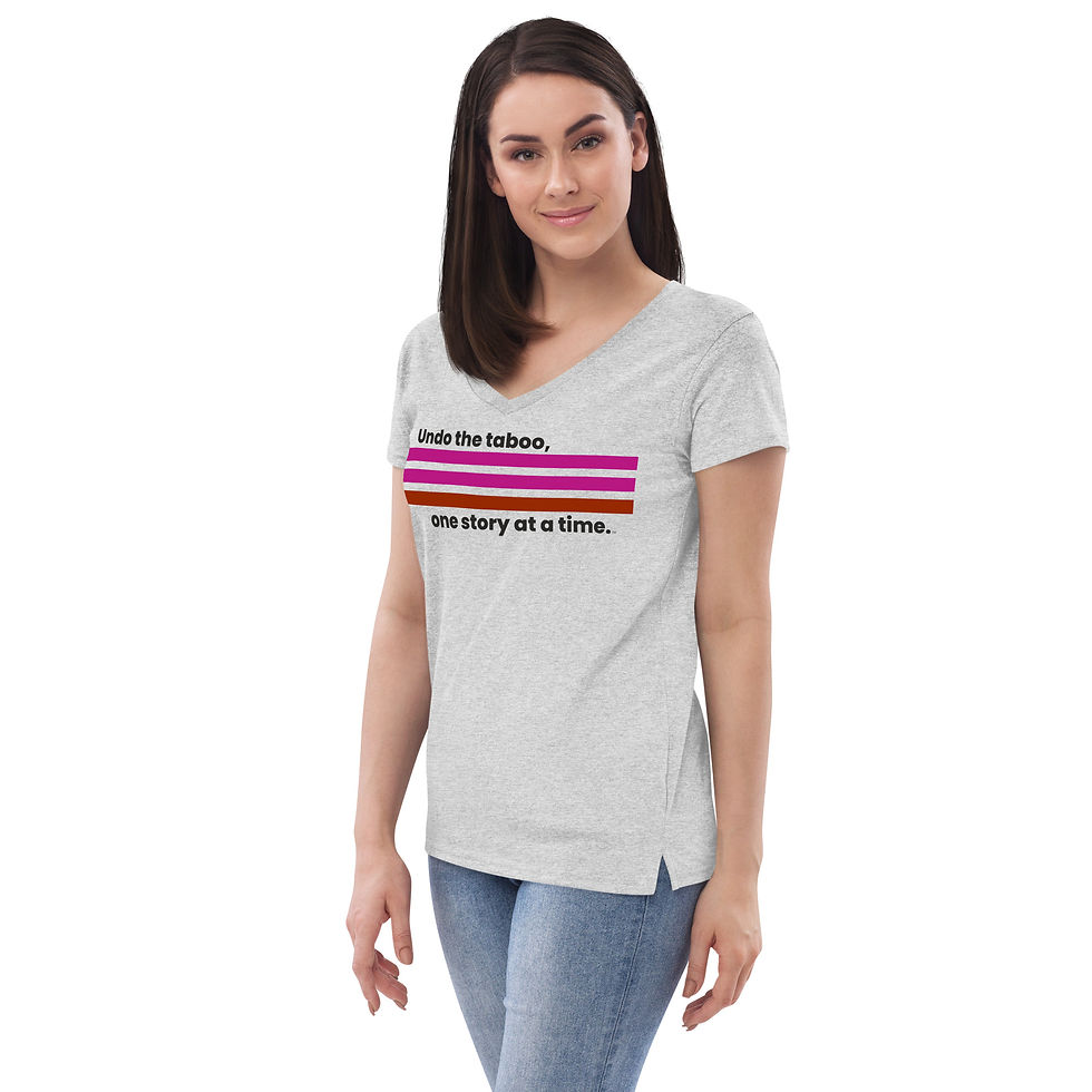 Thumbnail: Women’s recycled v-neck t-shirt