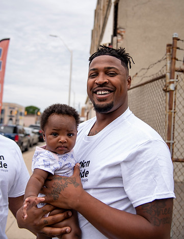 justice-impacted parent celebrating community resilience