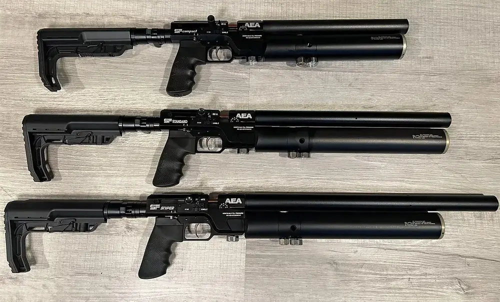 AEA SF Select-Fire PCP – .22/.25/.30, 10/13/18 in