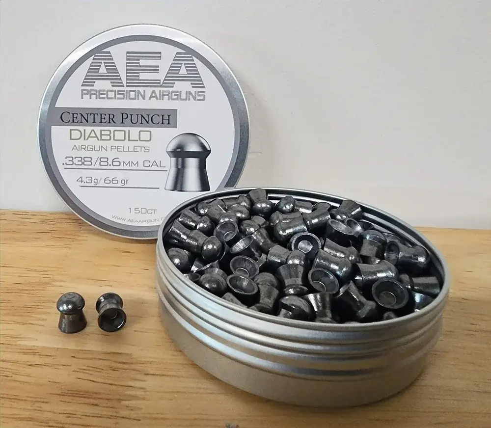 AEA Center Punch Pellets .338 Cal 66gr