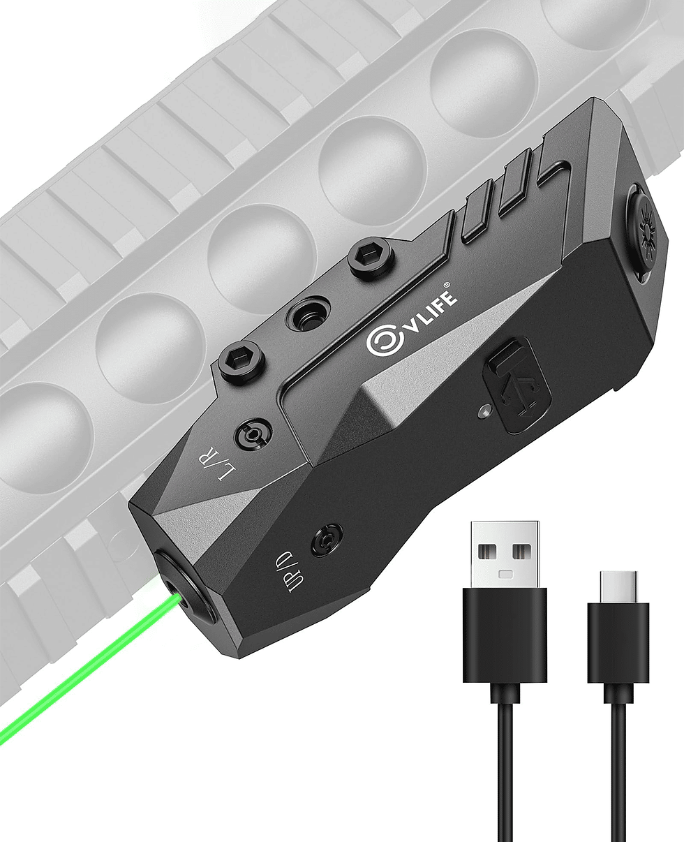 Thumbnail: CVLIFE Rifle Sight Universal Charging Green Laser