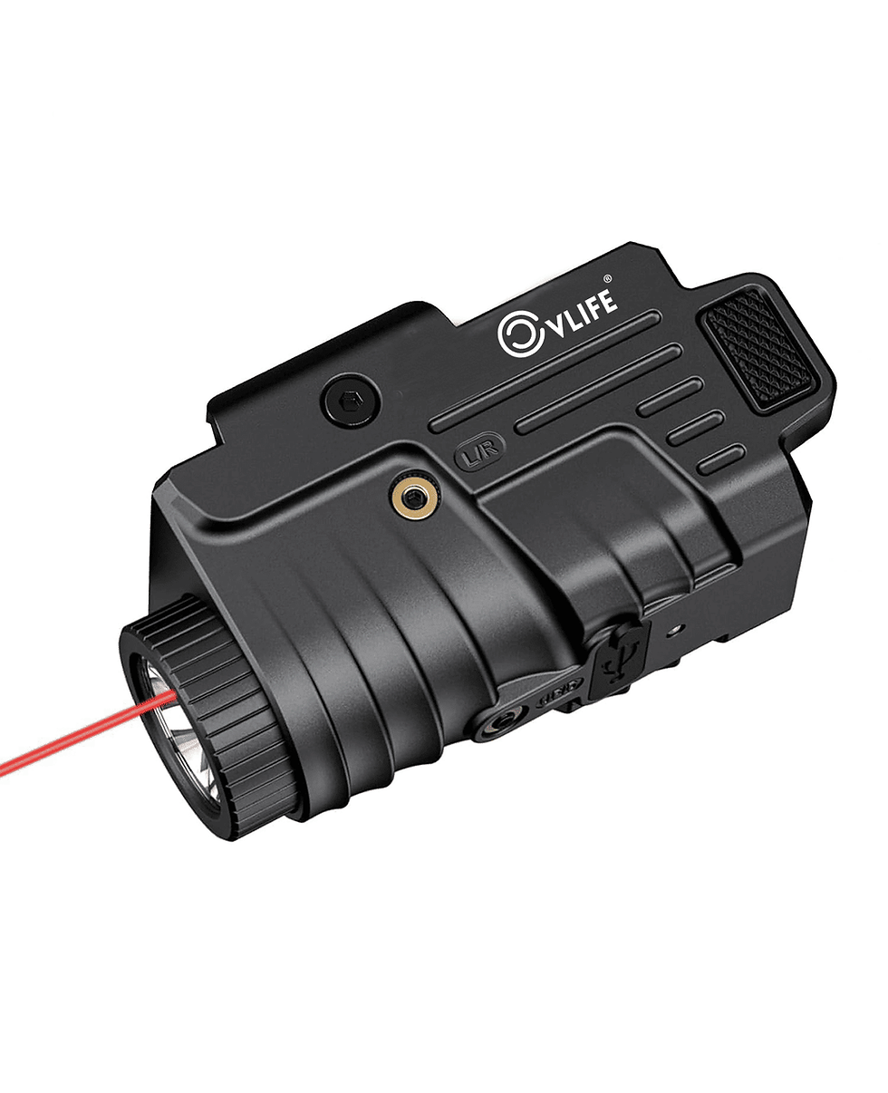 Thumbnail: CVLIFE 800 Lumens Pistol Light Laser Combo Rechargeable