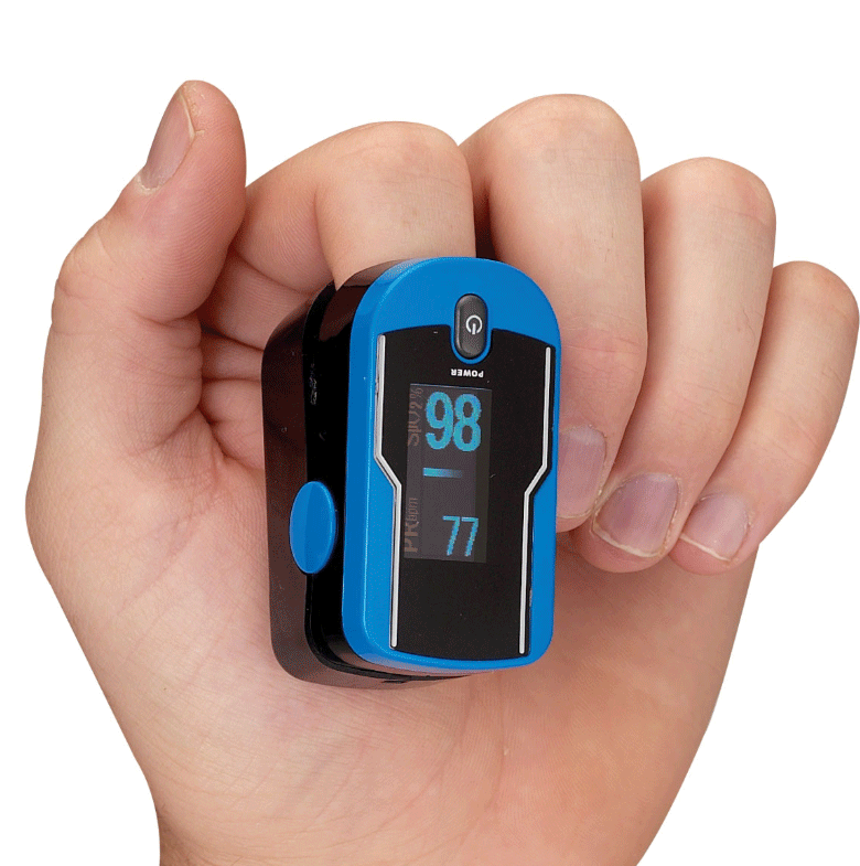 Pulse Oximeter to measure blood oxygen saturation levels