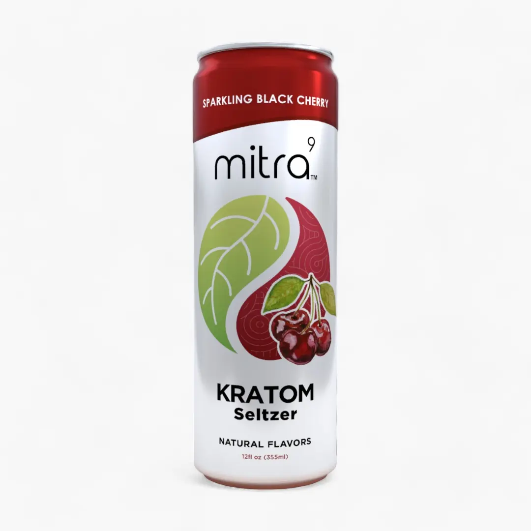 Mitra 9 Kratom Black Cherry Seltzer