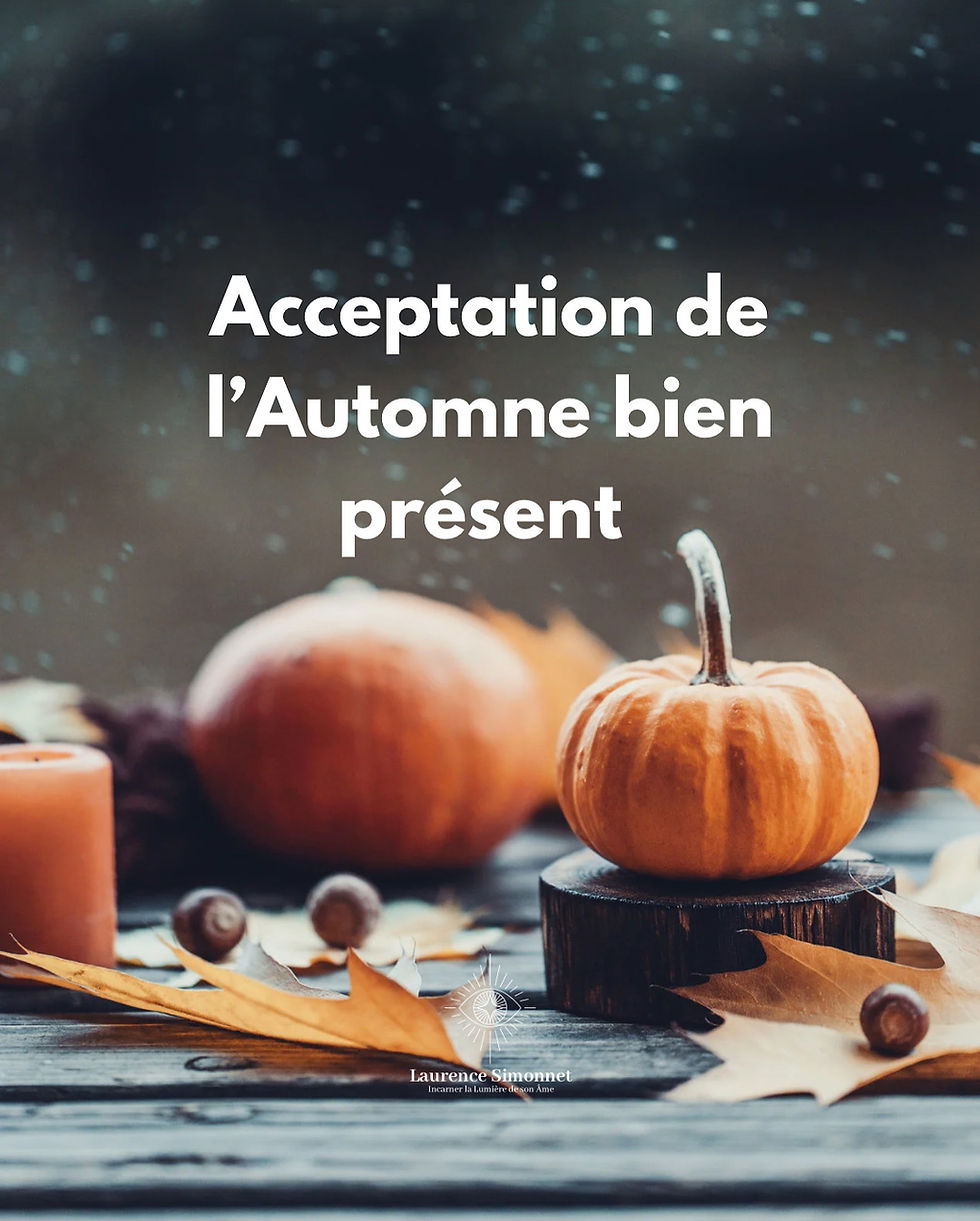 Et voilà l’Automne est bien présent