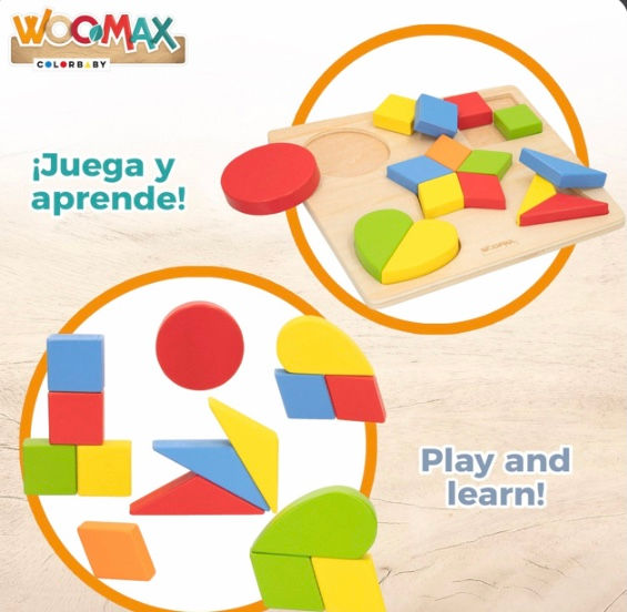 PUZZLE ENCAJABLE FORMAS Y COLORES