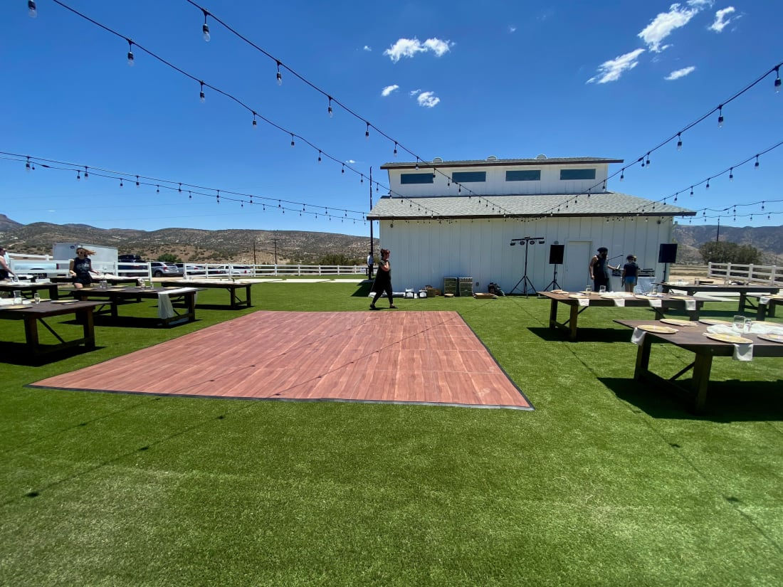 Multi-Surface Dance Floor