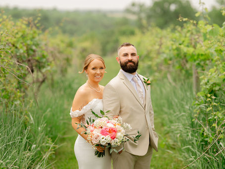 Rachel & Kyle’s Romantic Winery Wedding at The Vineyard