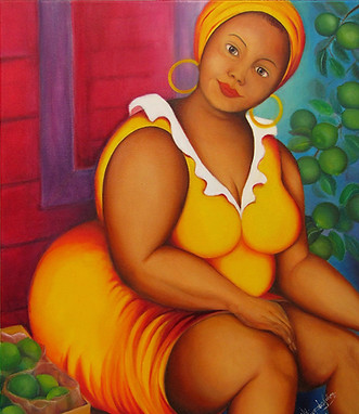 The lemon seller - Oil on Canvas.jpg