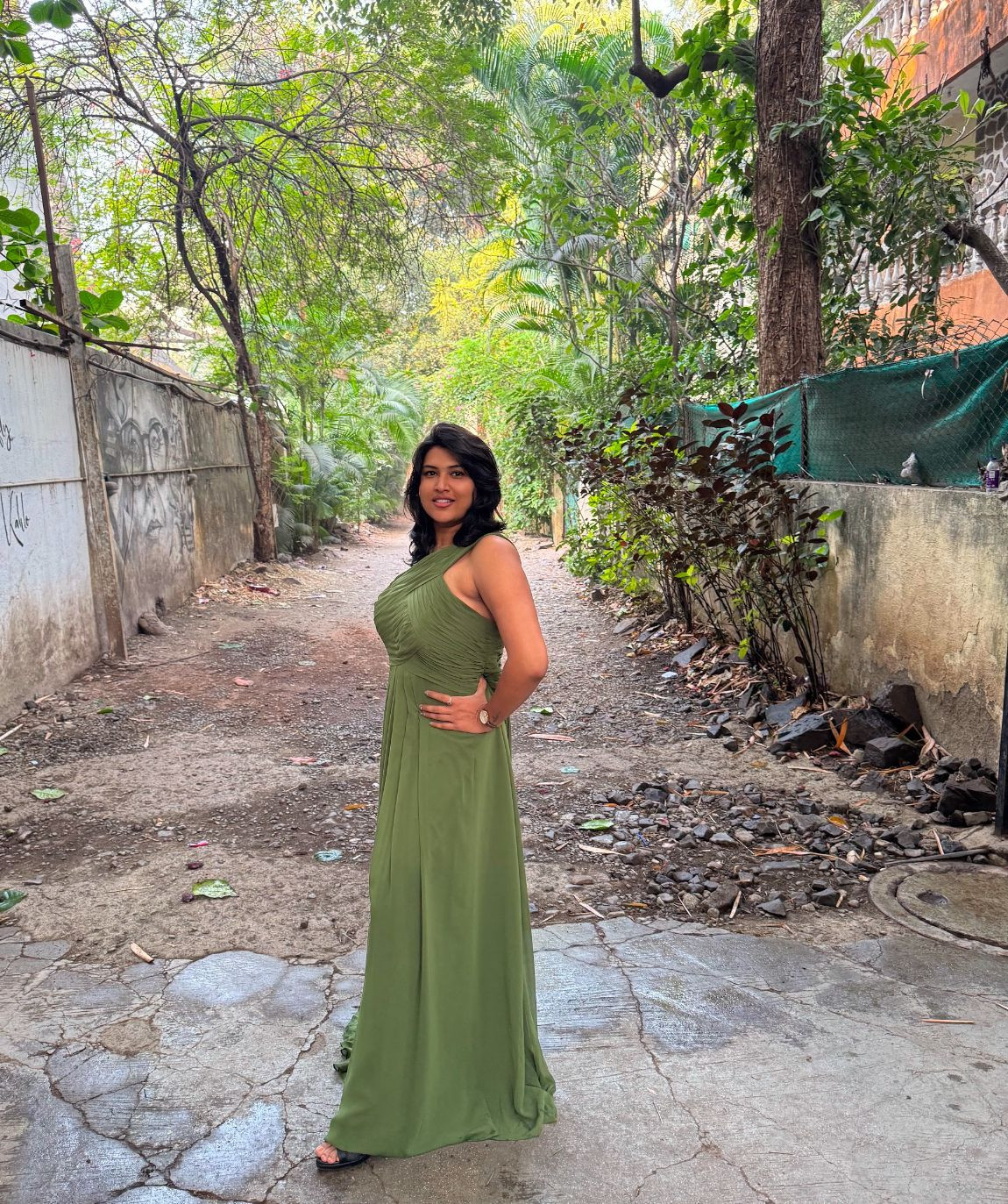 Green Bridesmaid Dress