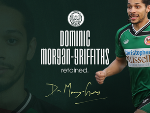 DOM MORGAN-GRIFFITHS RETURNS FOR 2025/26