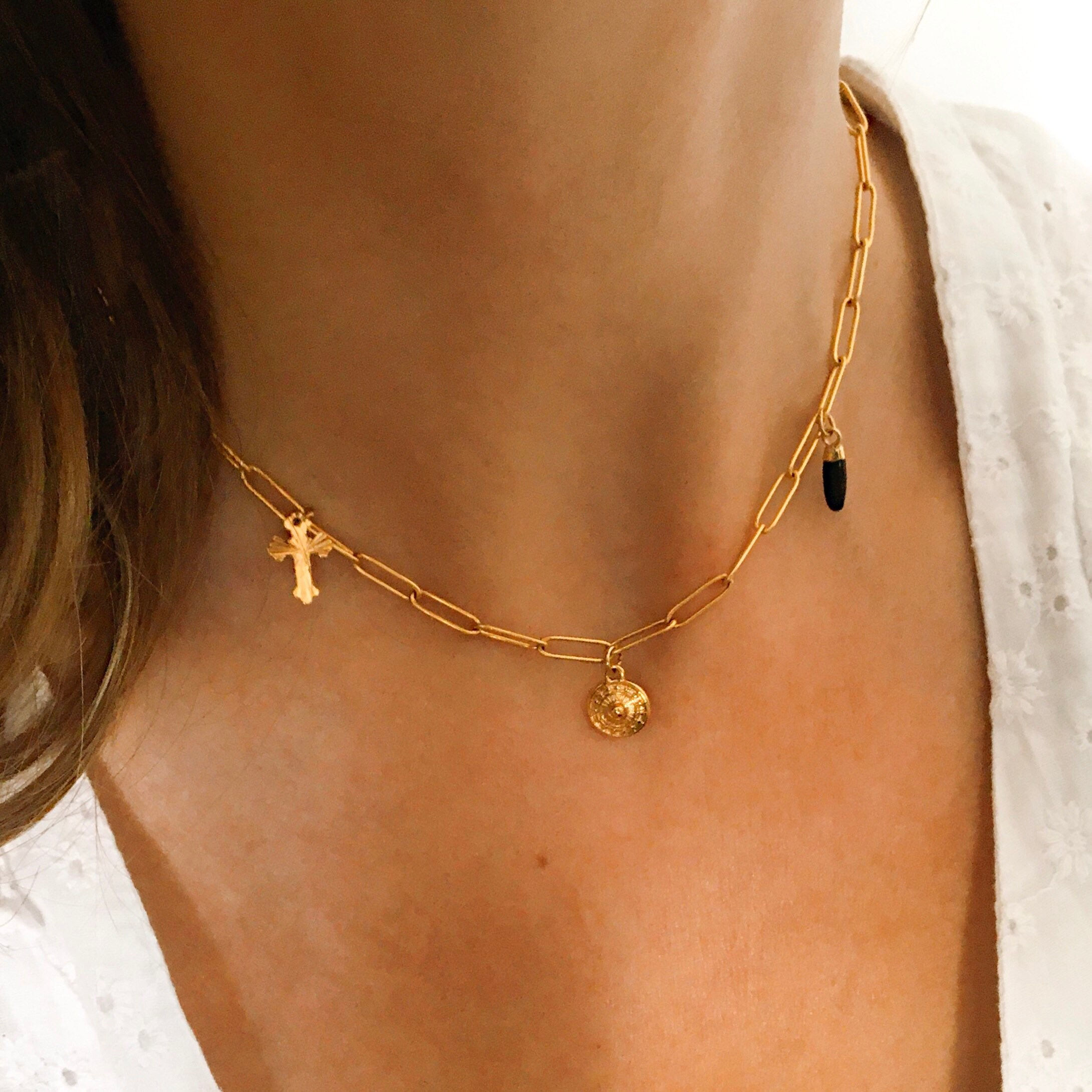 Collier à breloques Amy