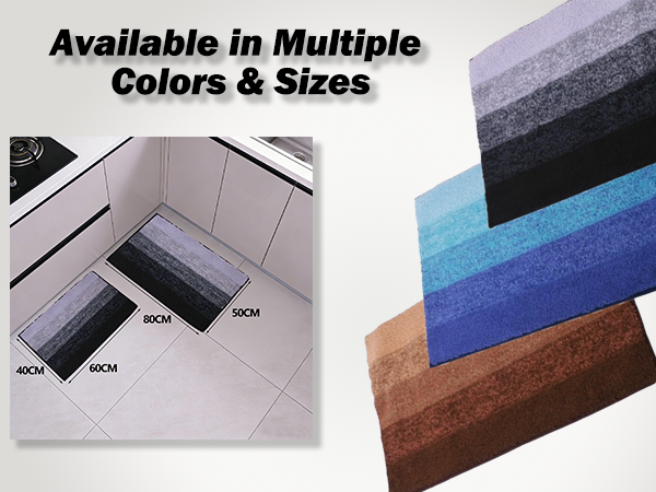 Striped Door Mat — lifestyle image