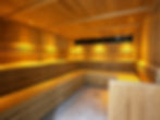 Harvia Finnish style sauna interior