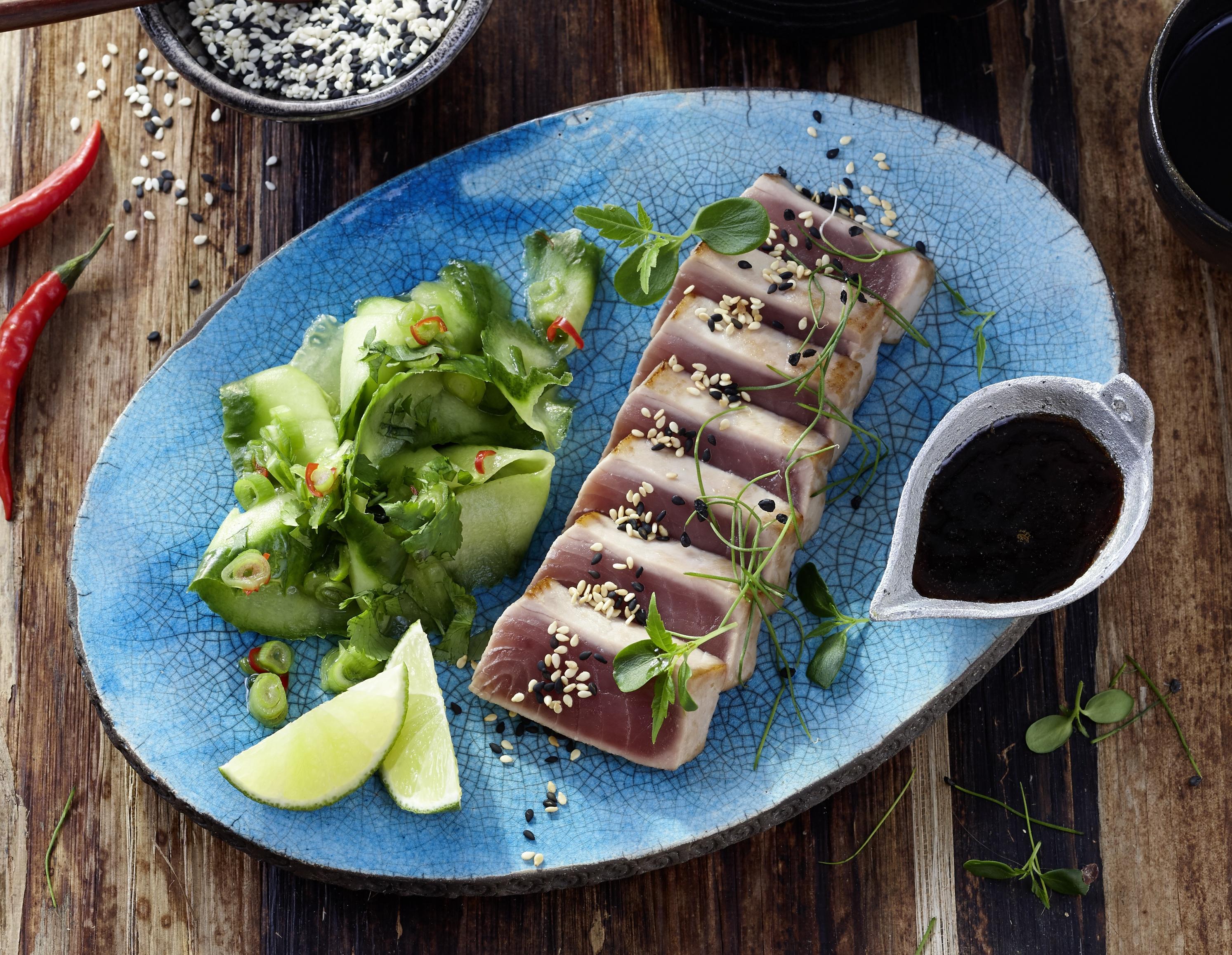 Arranged Food and Objects