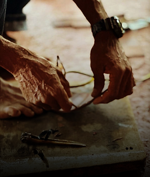 Cutarra weaving at Morrillo Beach Eco Resort.png