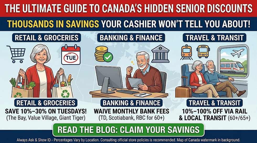 The Ultimate Guide to Canada’s Hidden Senior Discounts