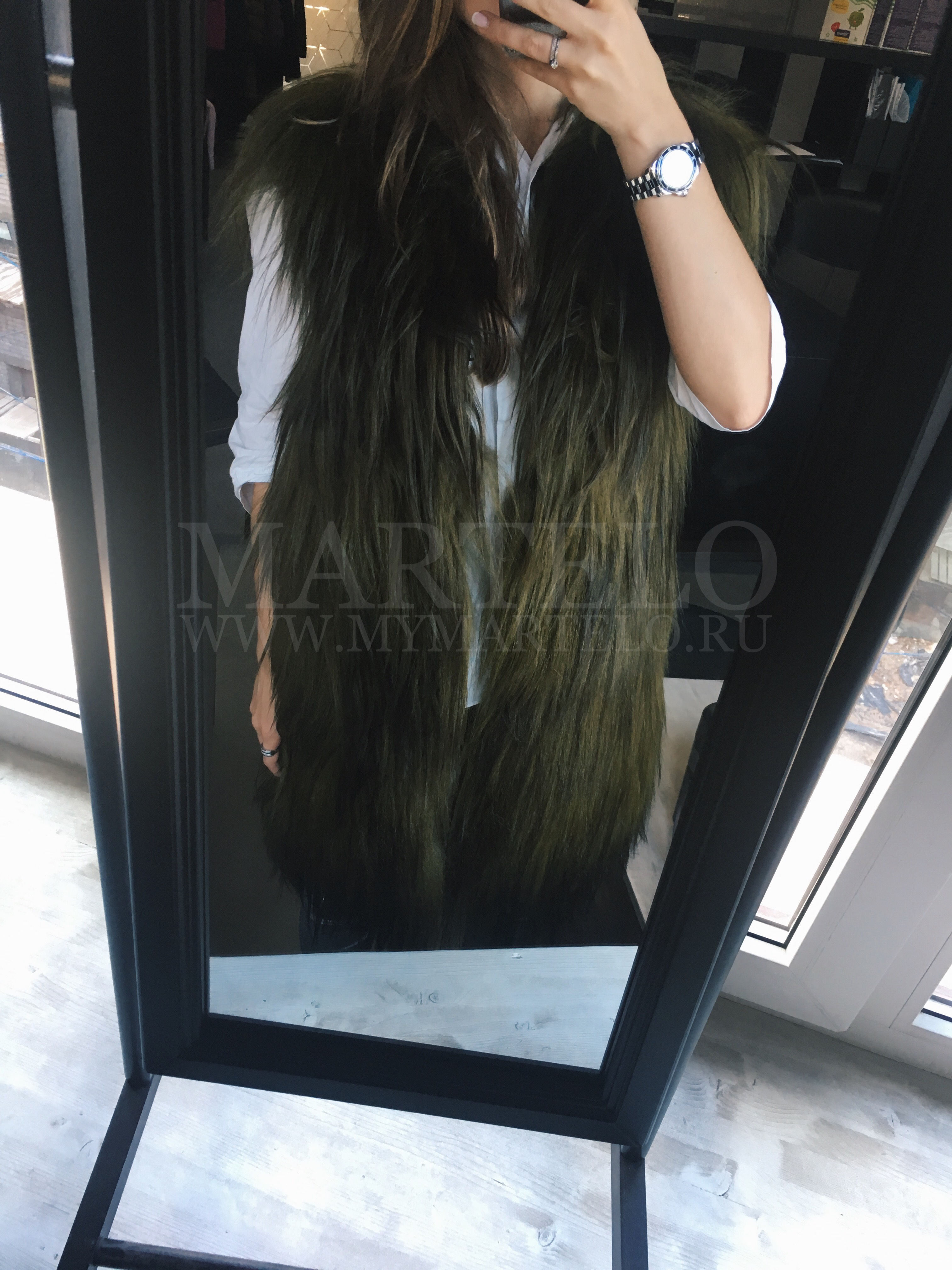 Жилет из меха яка