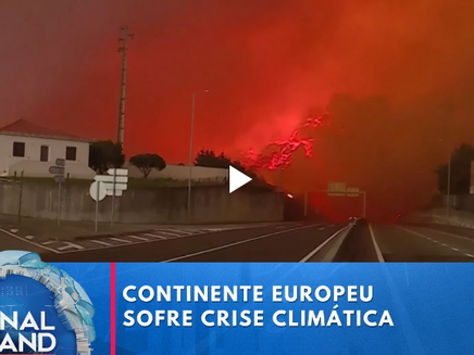 Europa vive dois extremos do clima com enchentes e queimadas | Jornal da Band