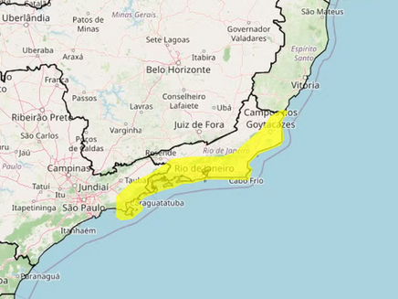 Inmet emite aviso de vendaval para RJ, SP e ES; ciclone se forma nesta sexta