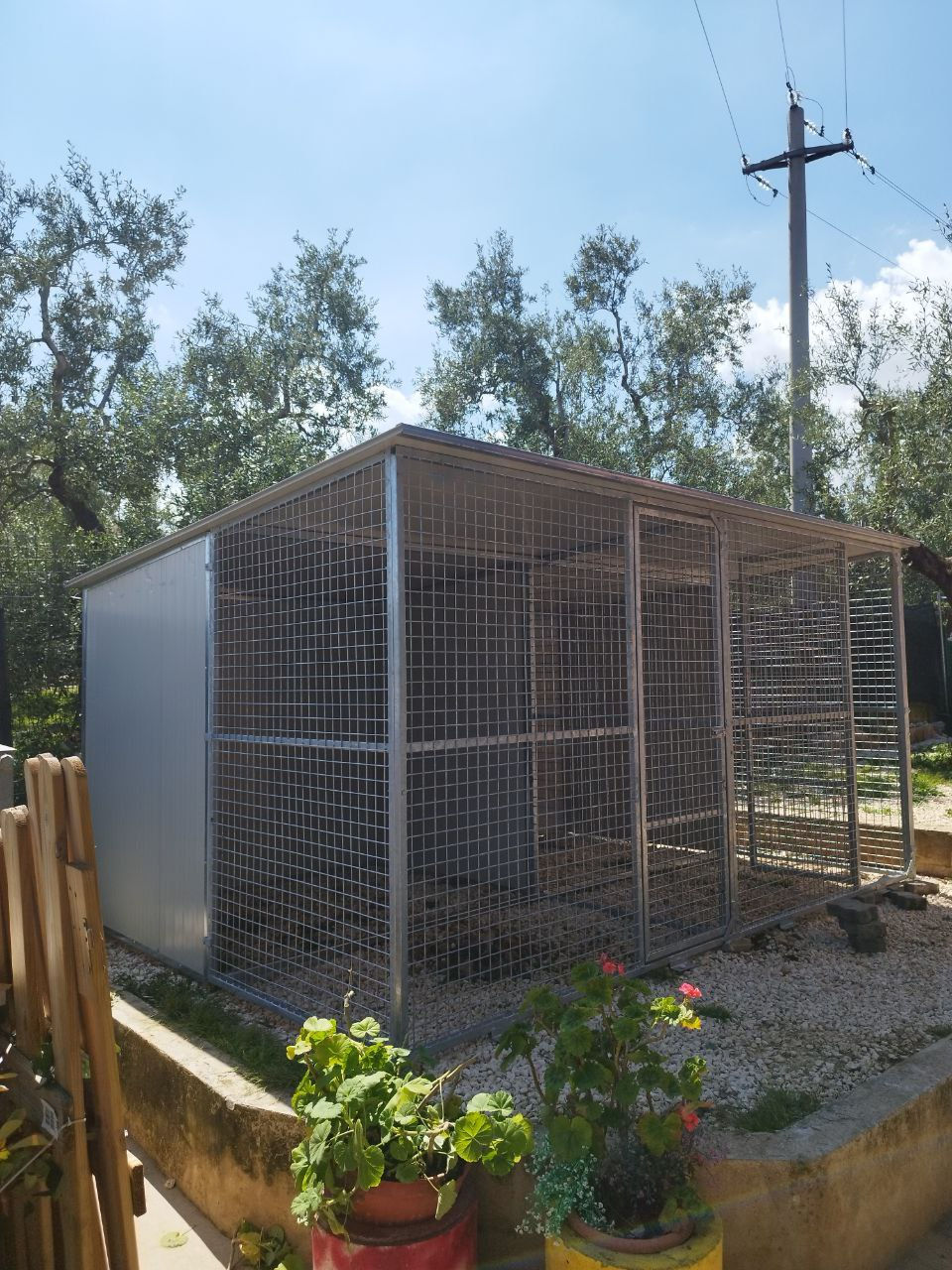 Miniatura: Recinto Doppio in Rete e Coibentato con Copertura