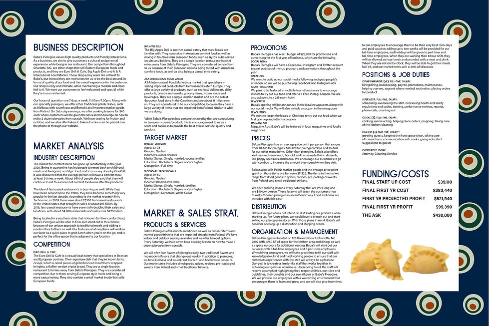 Placemat Business Proposal