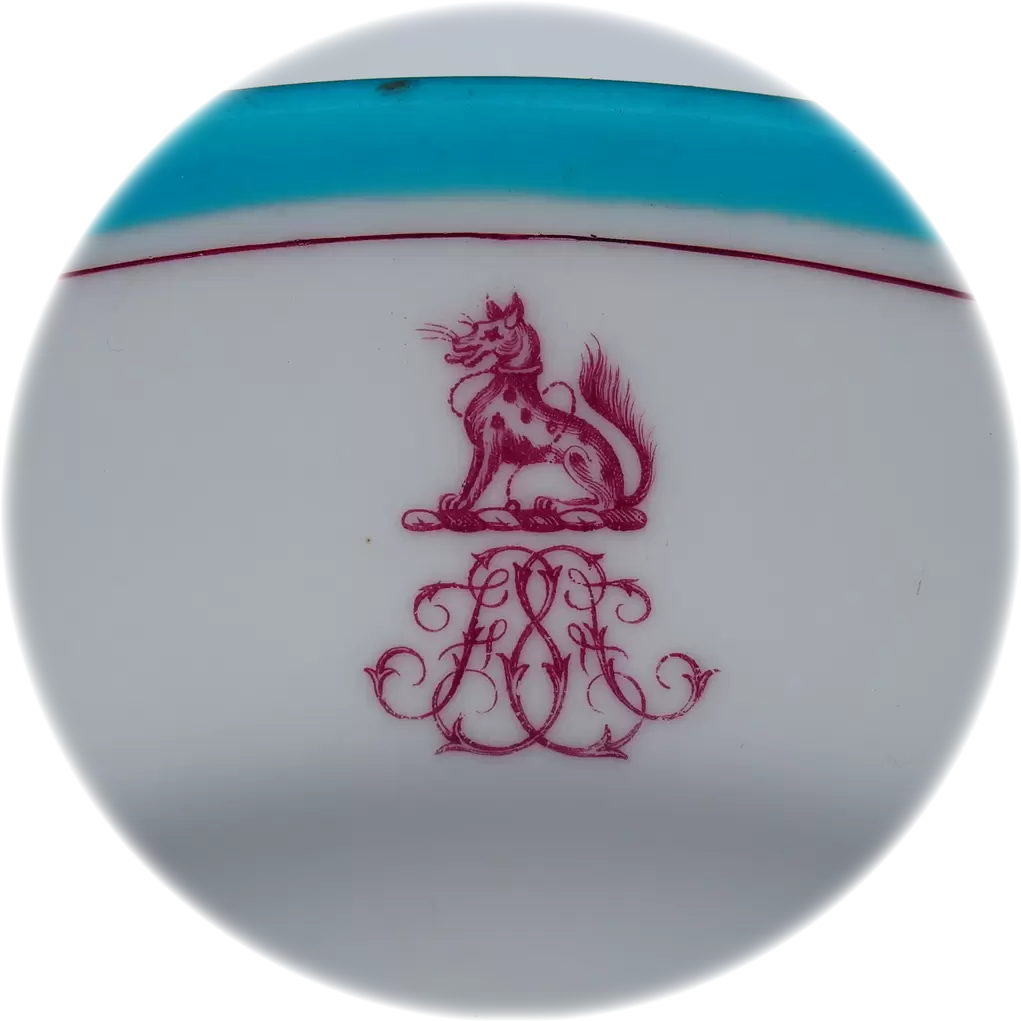 Pair Crest Plates ST ALBYN family