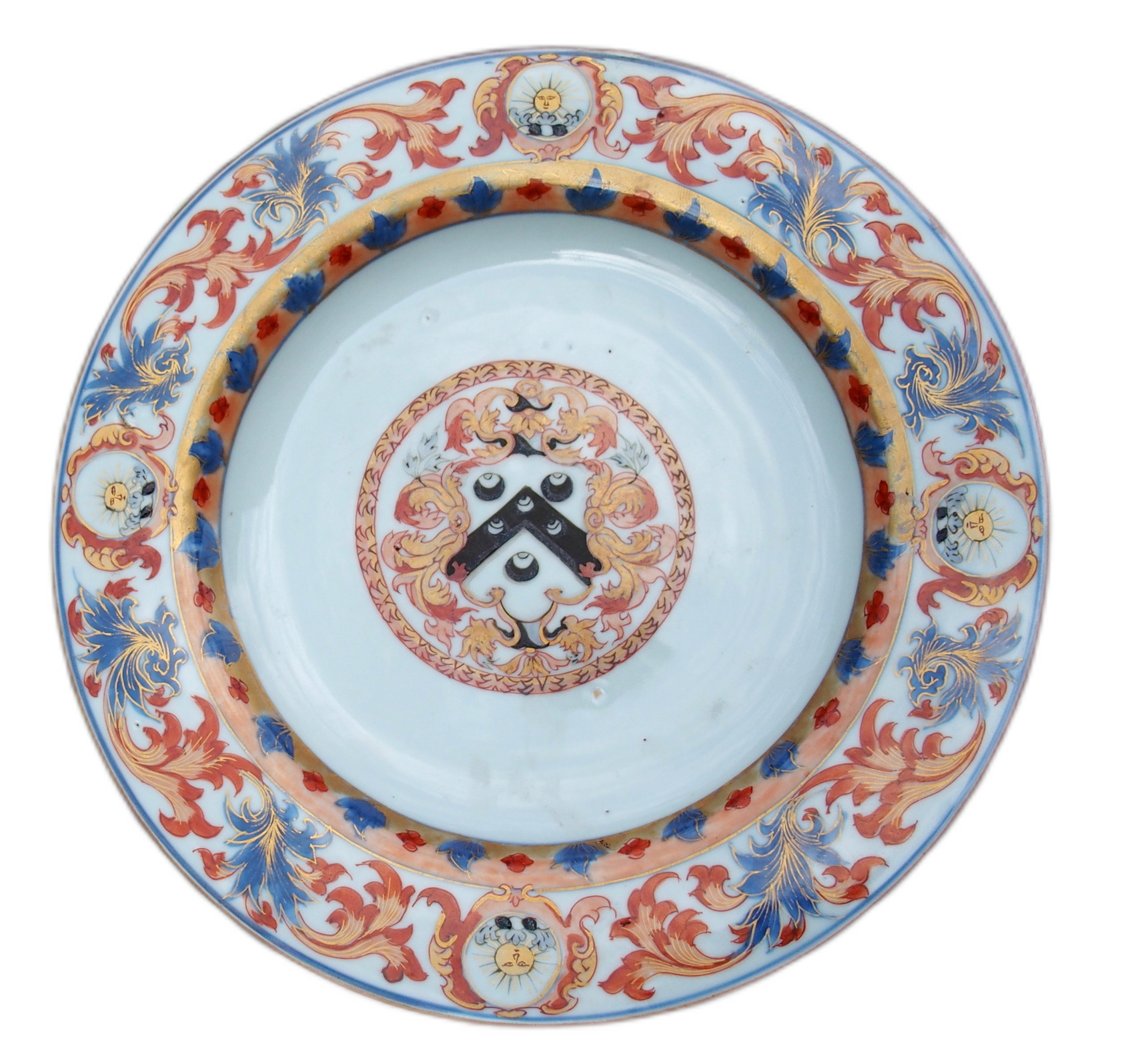 Chinese Armorial Plate Imari WALKER 1715