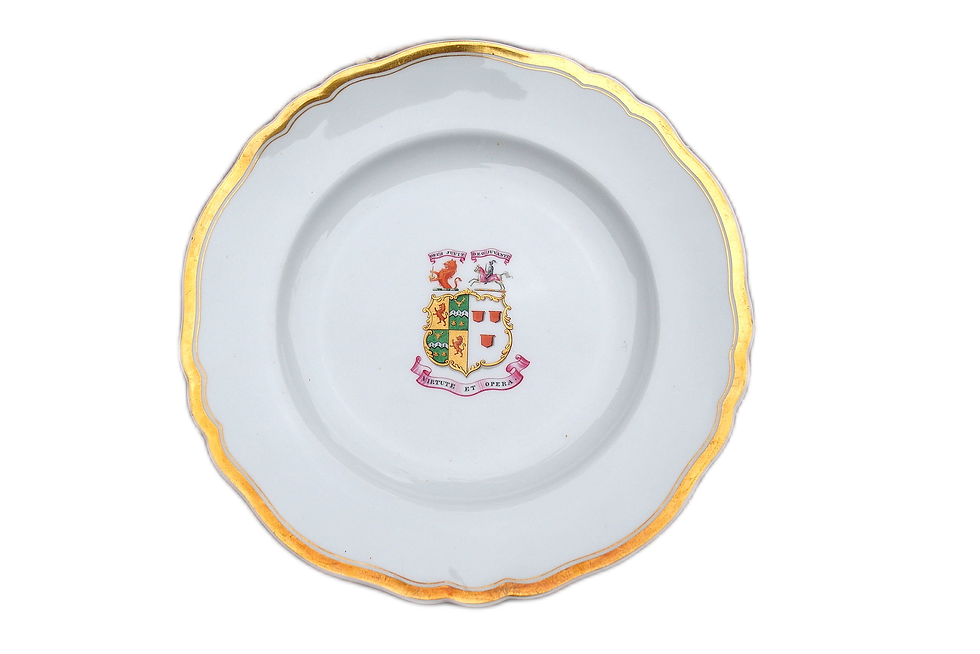 Armorial Plate DUFF EARL FIFE HAY EARL ERROL Scotland