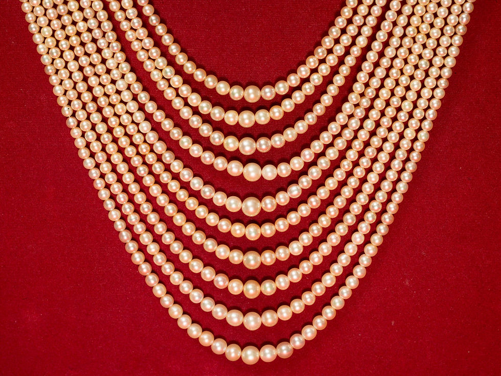“Natural” Gulf Pearl Necklace
