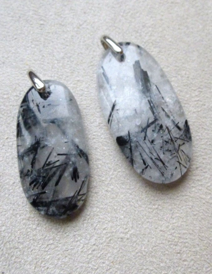 Pendentif Quartz Tourmaliné P.125.3