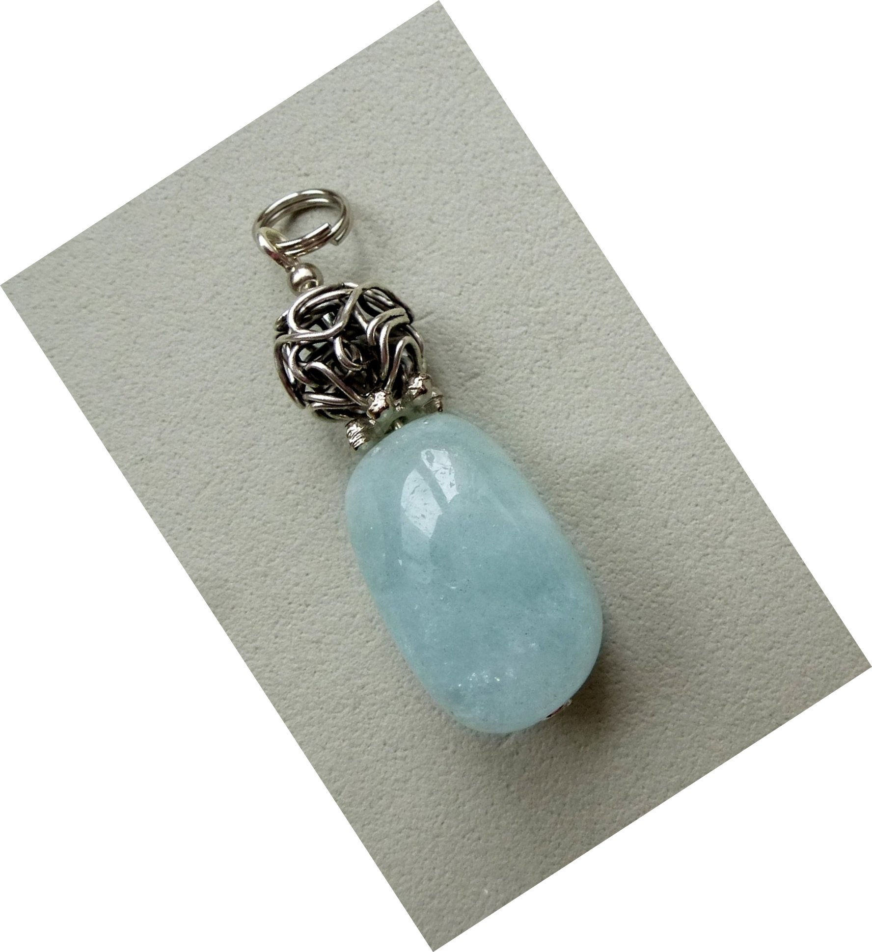 Pendentif Aigue-Marine P.445