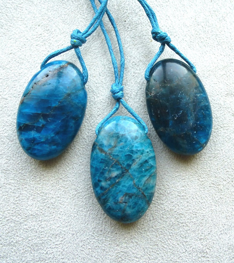 Pendentif Apatite P.316.3