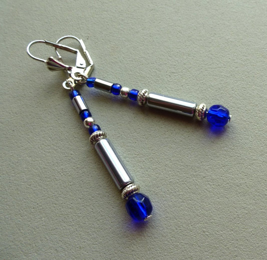 Boucles Hématite Bo.42