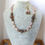 Miniature : Collier Quartz Rose et Murano C.0173
