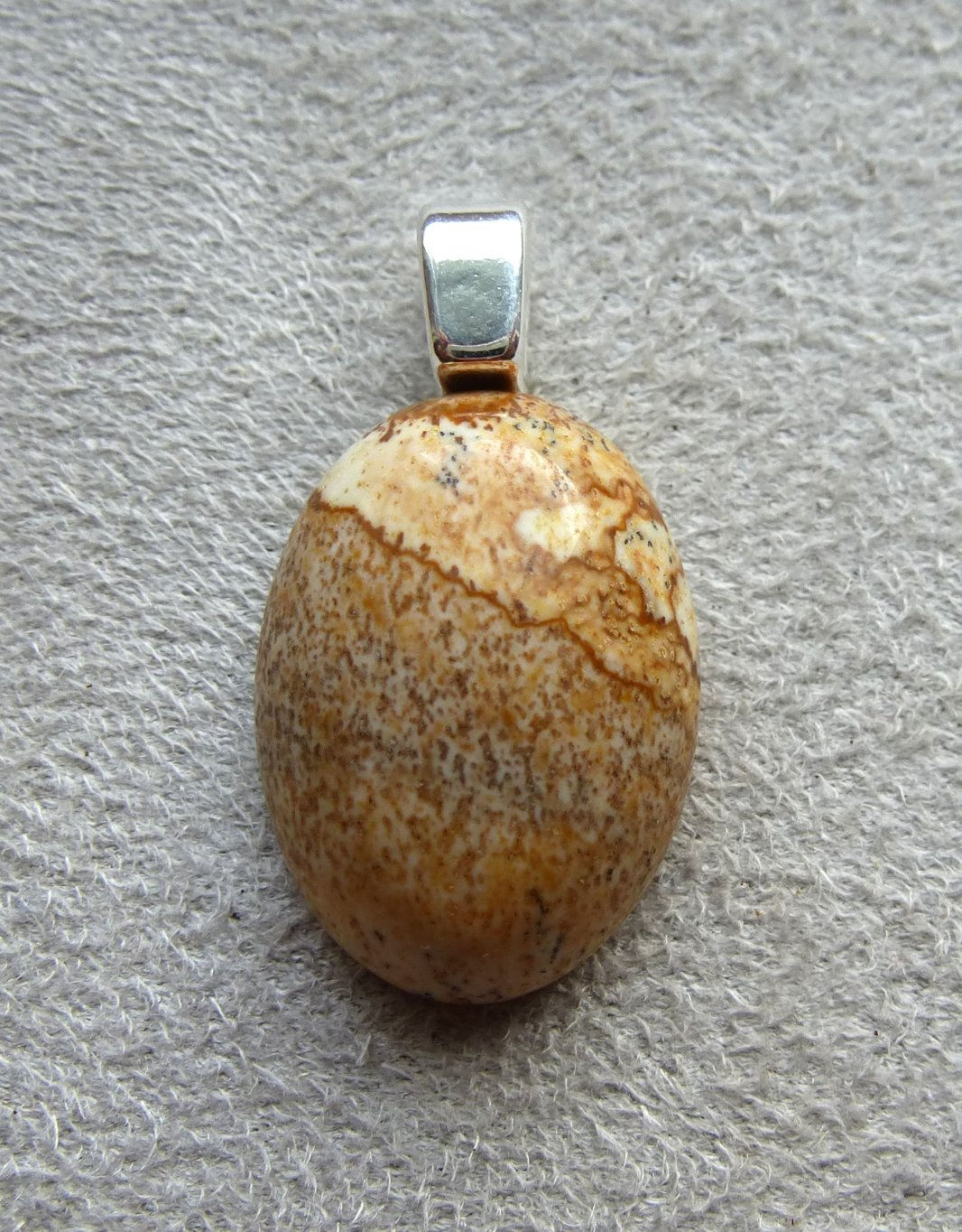 Pendentif Jaspe Paysage C.133