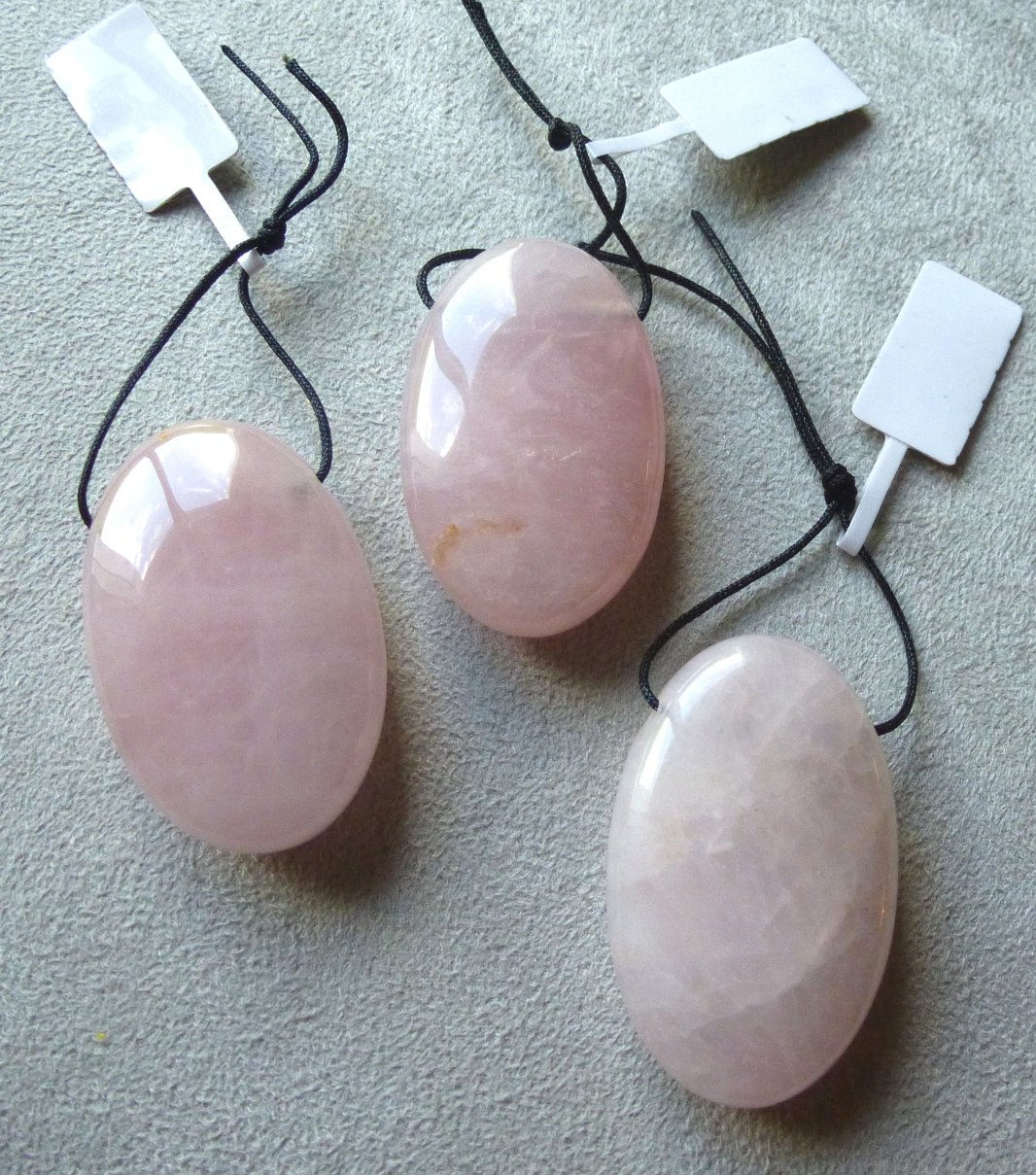 Pendentif Quartz Rose P.321
