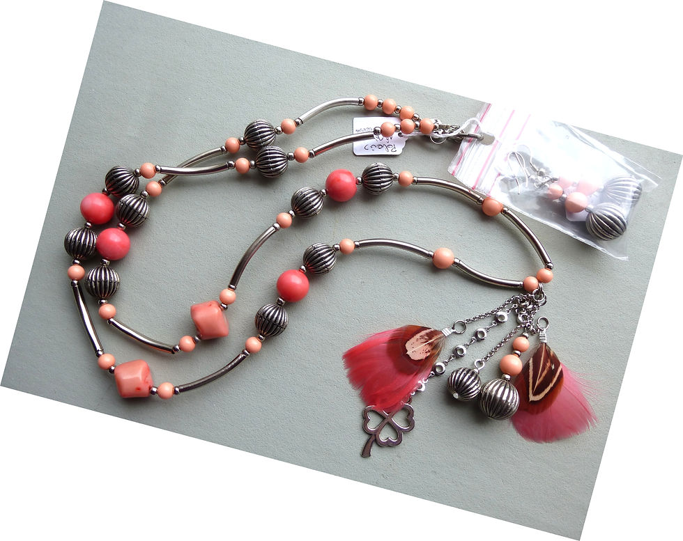 Collier Corail Rose C.813