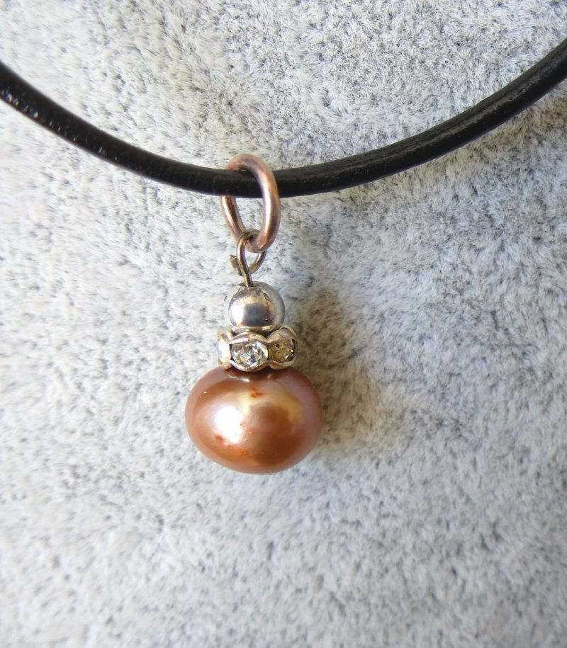 Miniature : Pendentif Perle eau douce P.045
