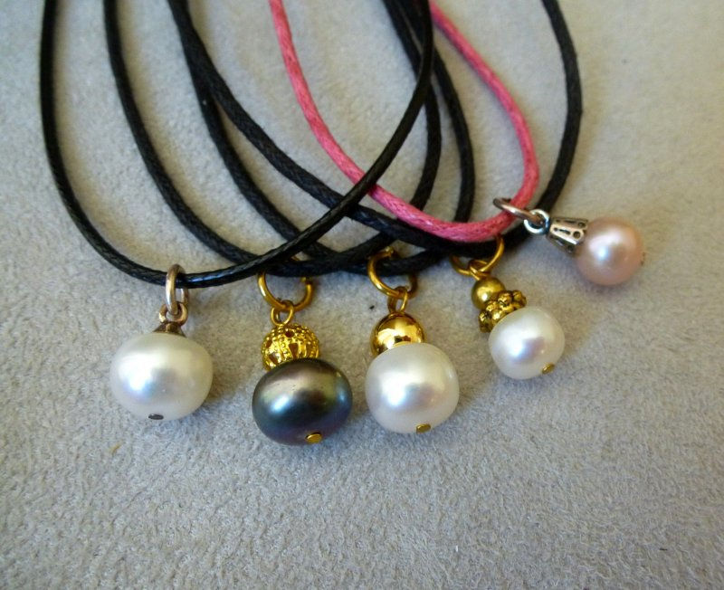 Pendentif Perle eau douce P.046