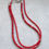 Miniature : Collier Corail bambou Rouge C.2009