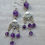 Miniature : Boucles Améthyste Bo.2583