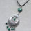 Miniature : Boucles Malachite Bo.2603